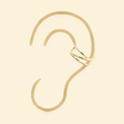 Gold Plated Sterling Silver Ear Cuff – AEC001-GP