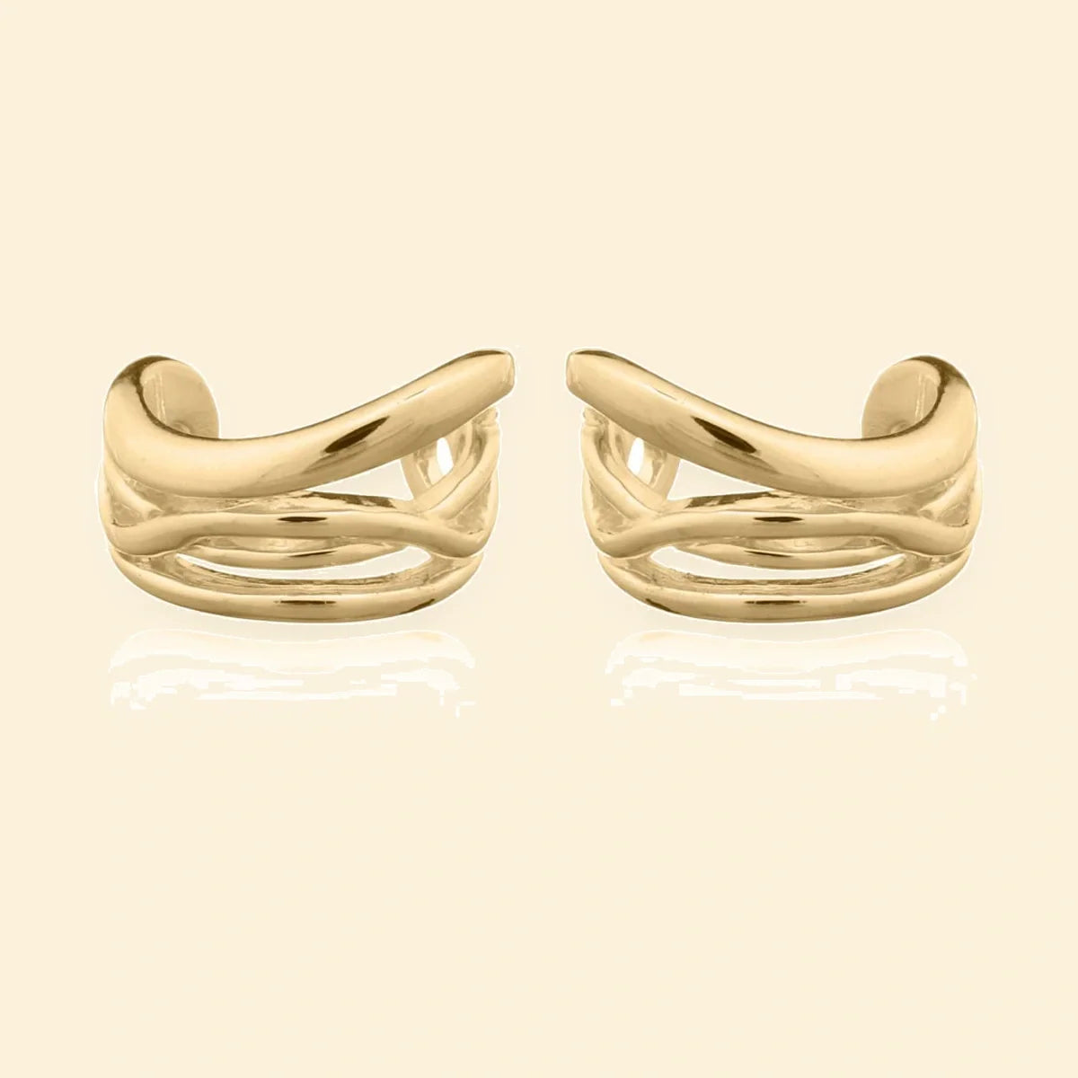 Gold Plated Sterling Silver Ear Cuff – AEC004-GP