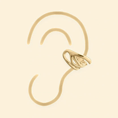 Gold Plated Sterling Silver Ear Cuff – AEC004-GP