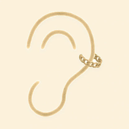 Gold Plated Sterling Silver Ear Cuff – AEC007-GP