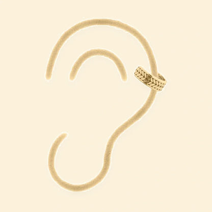 Gold Plated Sterling Silver Ear Cuff – AEC012-GP