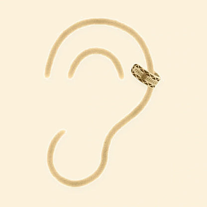 Gold Plated Sterling Silver Ear Cuff – AEC013-GP