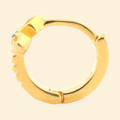 Gold Plated Sterling Silver CZ Set Earrings – AER158