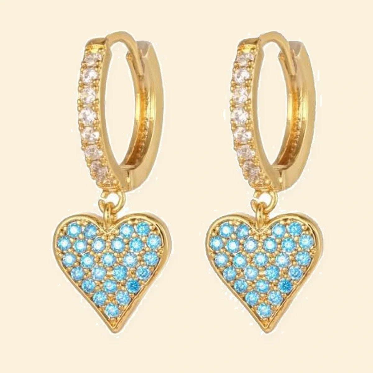 Gold Plated Sterling Silver CZ Set Earrings – AER161