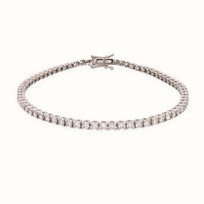 18ct Gold Claw Set Bracelet