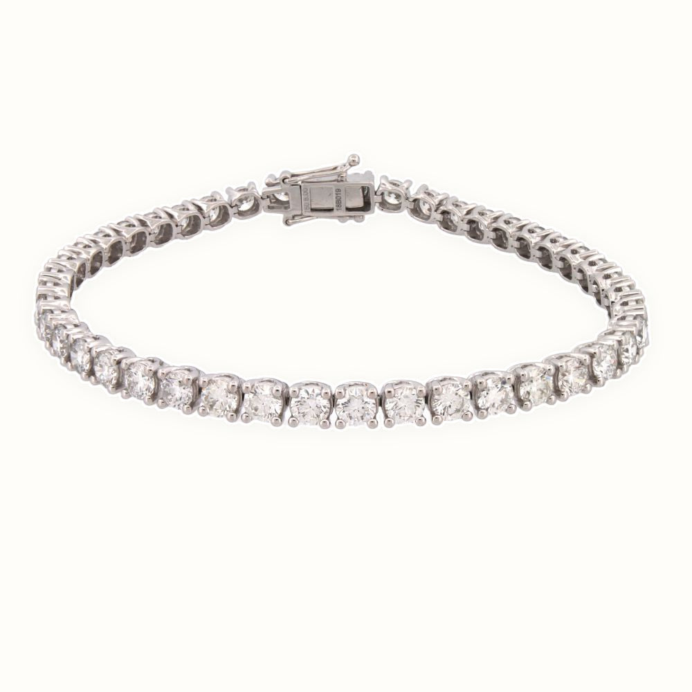 18ct Gold Claw Set Bracelet