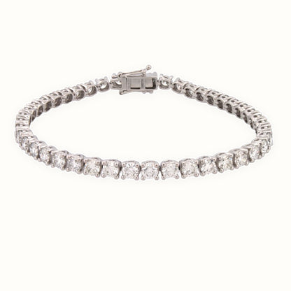 18ct Gold Claw Set Bracelet
