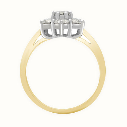 18ct Natural Diamond Ring