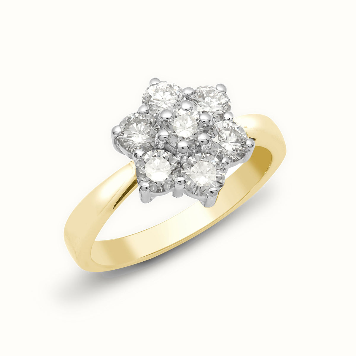 18ct Natural Diamond Ring