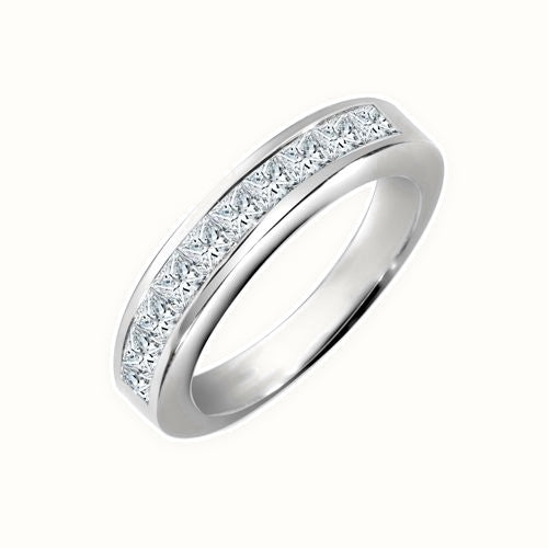 18ct White Gold Natural Diamond Ring