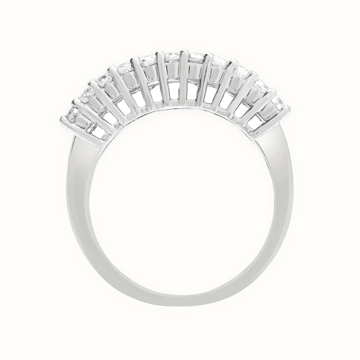 18ct White Gold Natural Diamond Ring