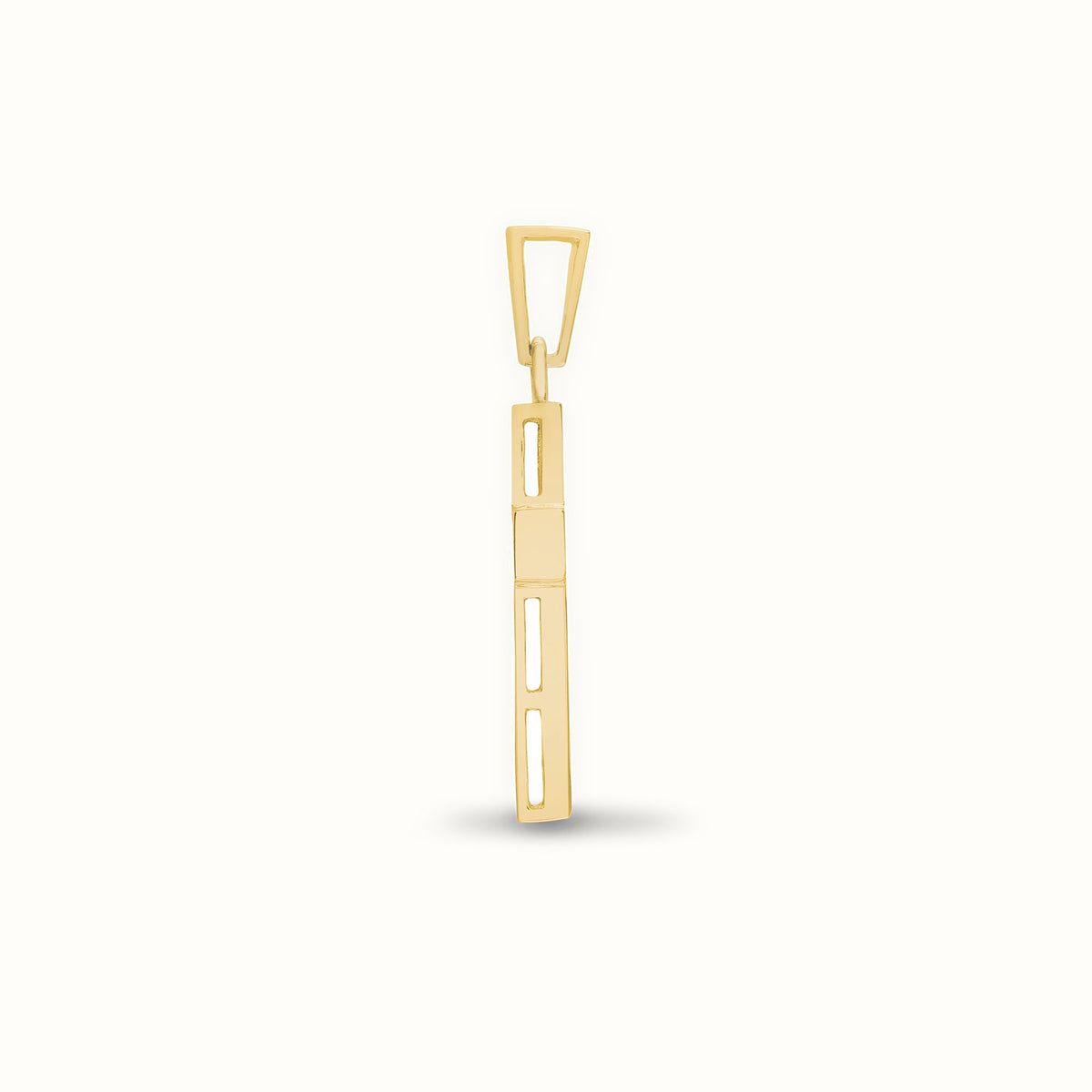 18ct Yellow Gold Natural Diamond Cross