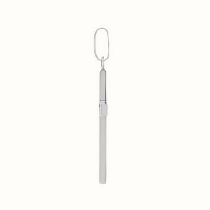 18ct White 0.03ct Natural Diamond Invisible Set Cross