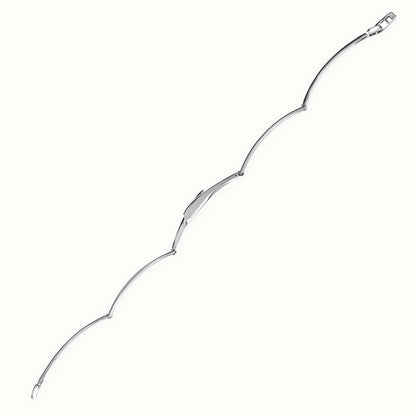 9ct White Gold Natural Diamond Bracelet