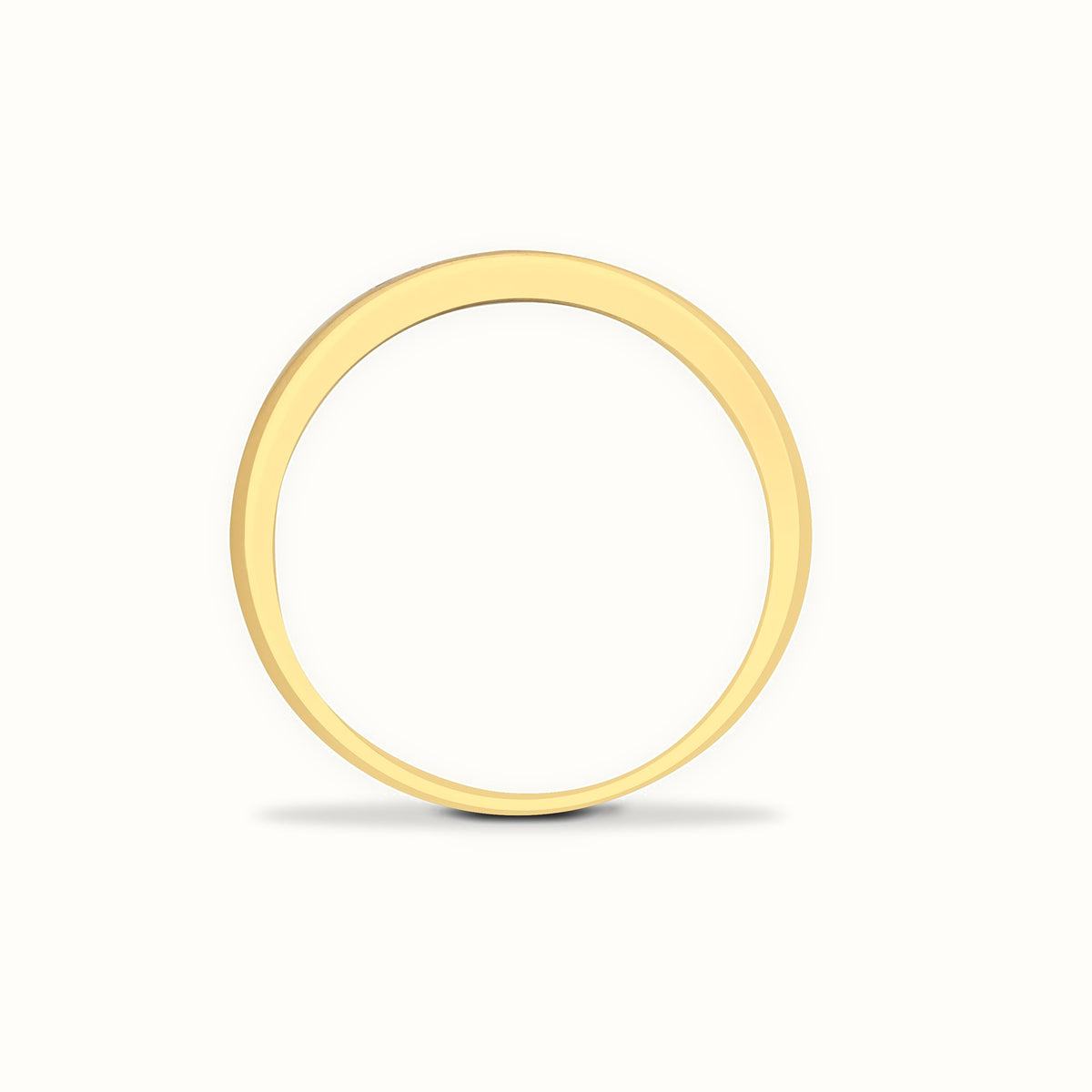 9ct Yellow Gold Natural Diamond Half Eternity Ring