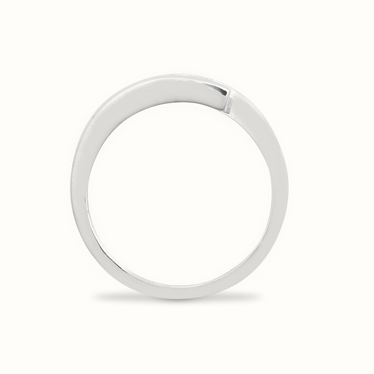 9ct White Gold Natural Diamond Ring