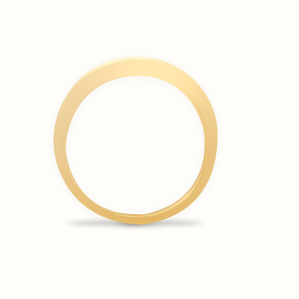 Yellow Gold Natural Diamond & Emerald Channel Set Half Eternity Ring — Delan Jewellers