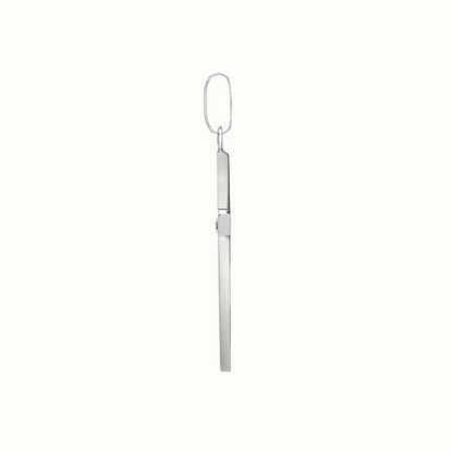 9ct White Gold Natural Diamond Cross