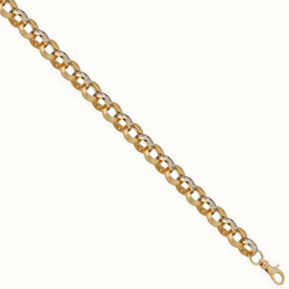 9ct Yellow Gold CZ set and Belcher Gauge
