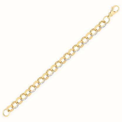 9ct Yellow Gold CZ set and Belcher Gauge