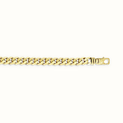 9ct Yellow Gold Traditional Curb Bracelet