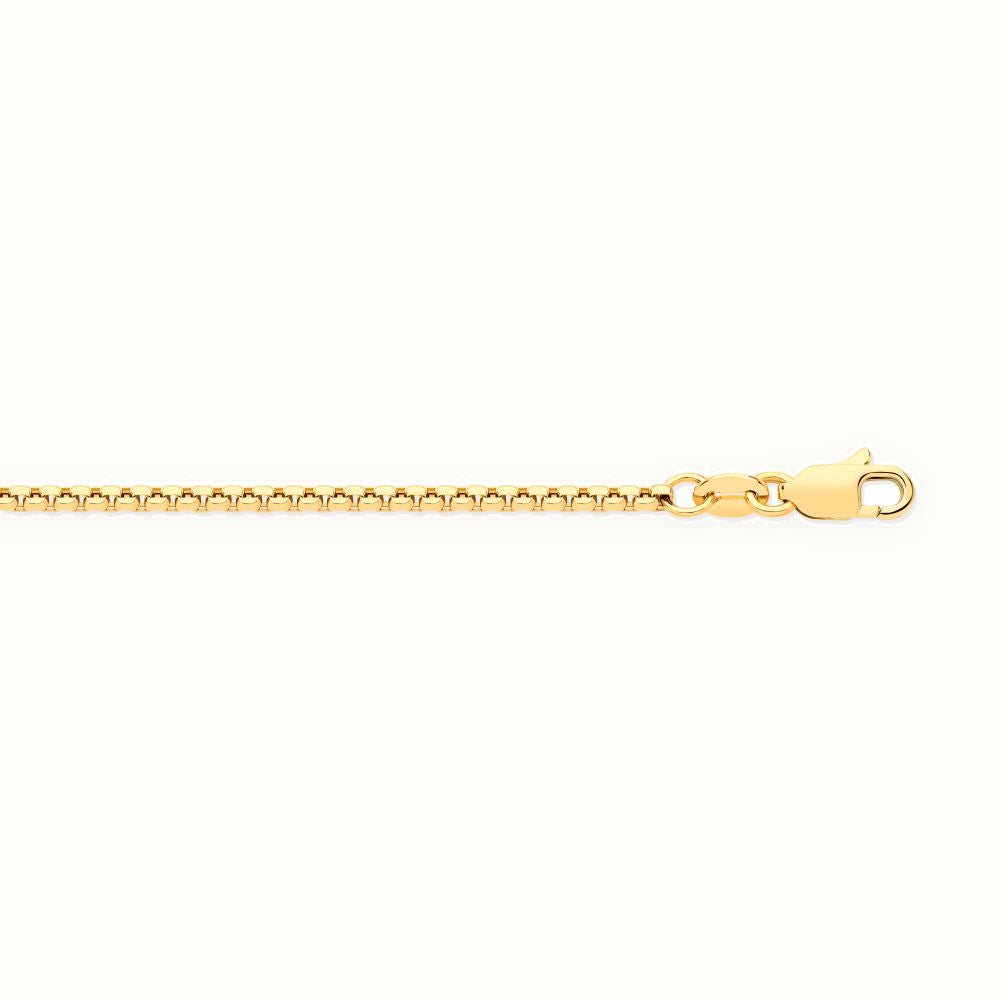 9ct Yellow Gold Hollow Box Belcher