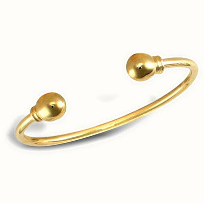9ct Yellow Gold Torque Bangle