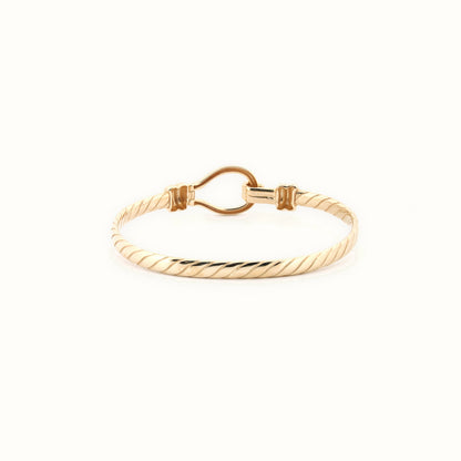 9ct Yellow child hook Bangle