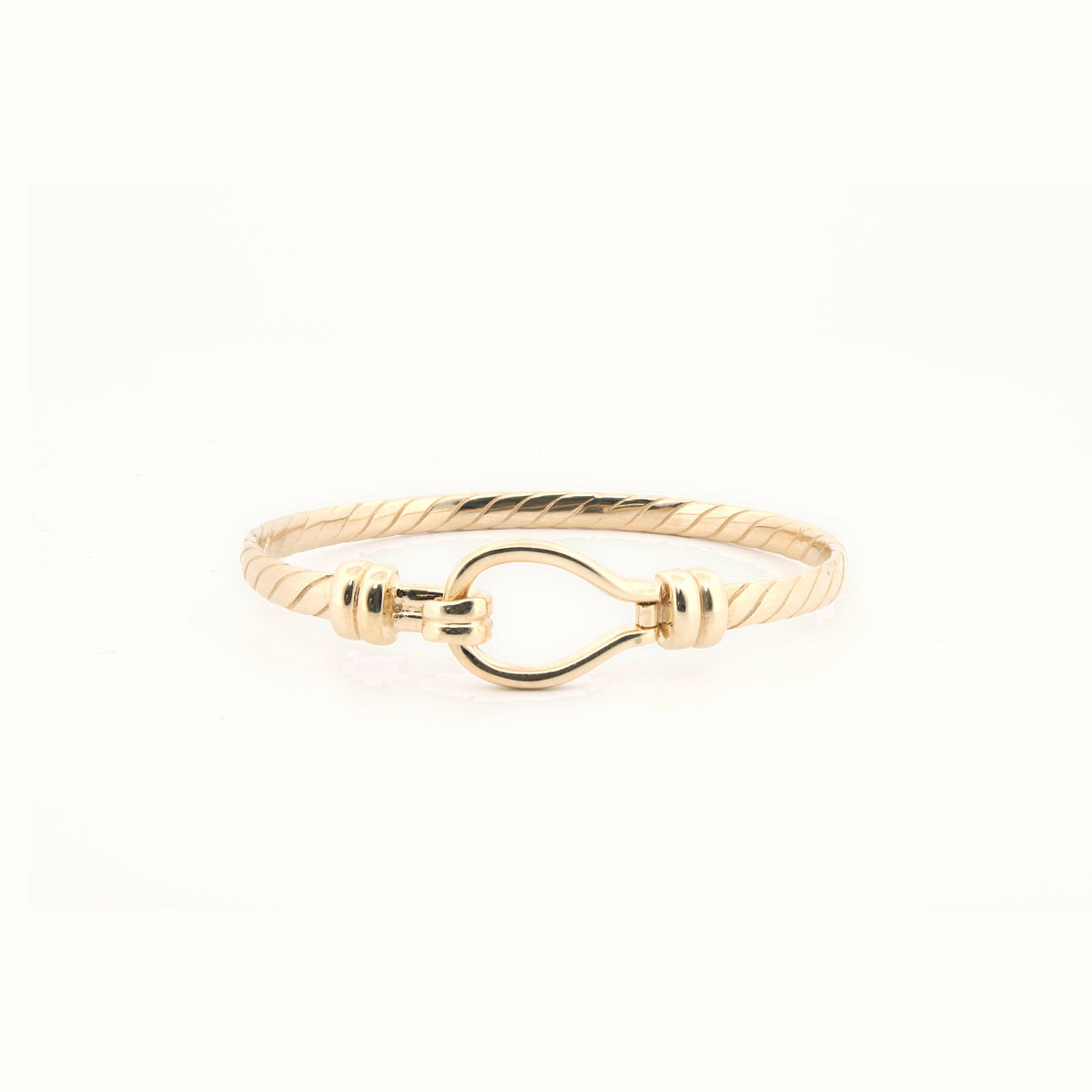 9ct Yellow child hook Bangle