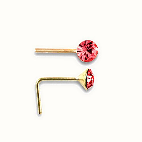 9ct Yellow Gold Nose Stud