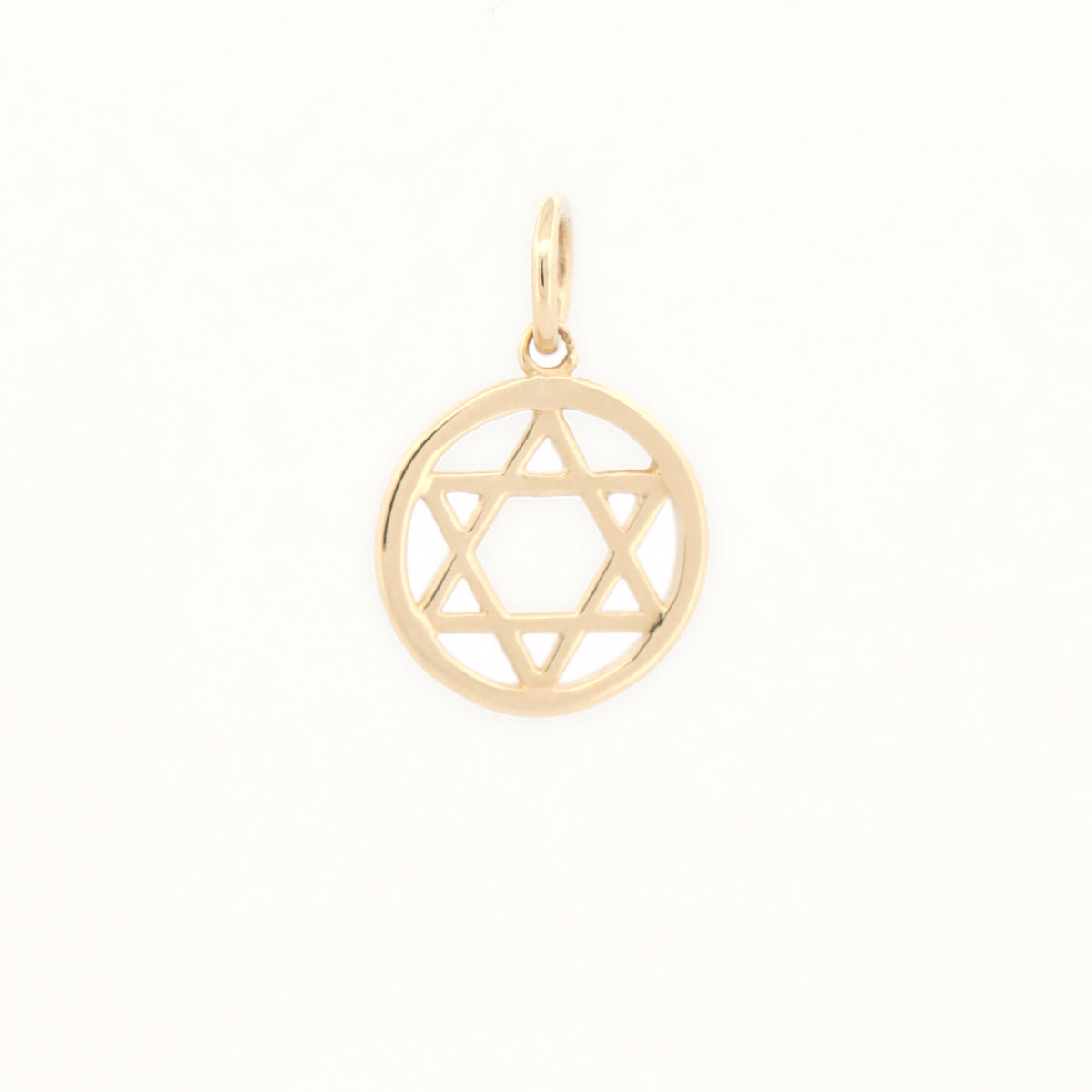 9ct Yellow Gold Star Of David Pendant