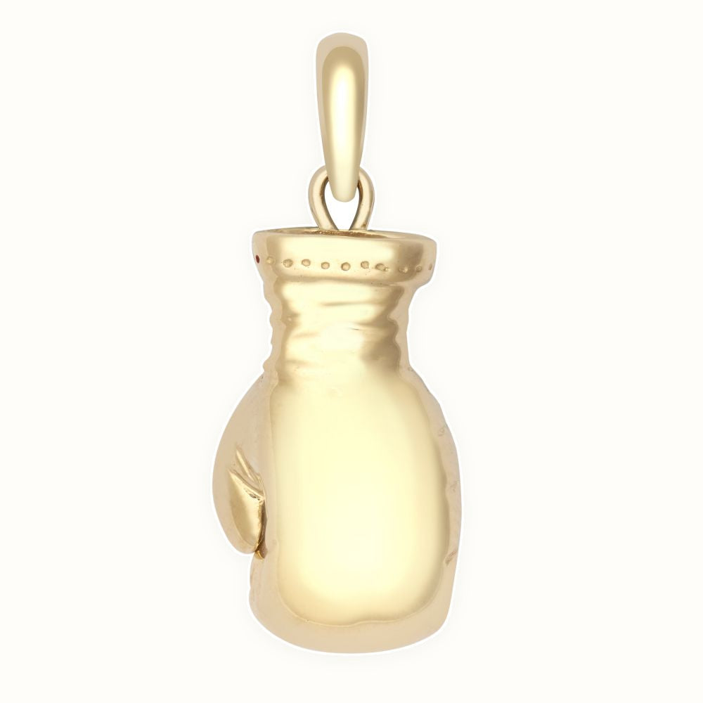 9ct Yellow Gold Boxing Glove Pendant
