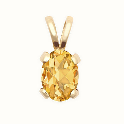 9ct Gold 7x5 Pendant