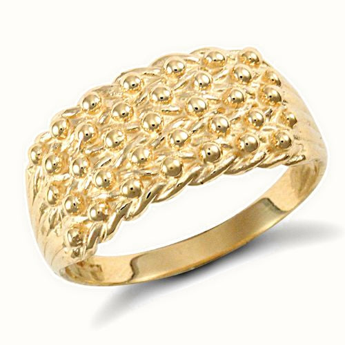 9ct Yellow Gold Keeper Ring