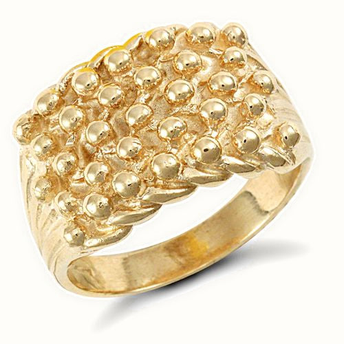 9ct Yellow Gold Keeper Ring