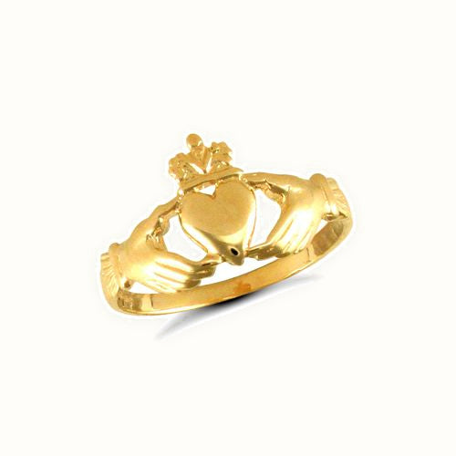 9ct Yellow Gold Claddagh Ring