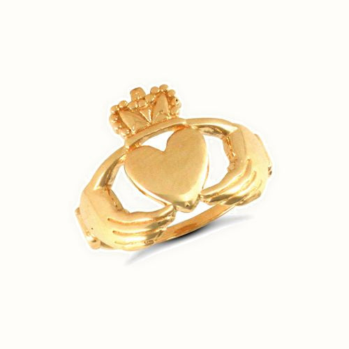 9ct Yellow Gold Claddagh Ring