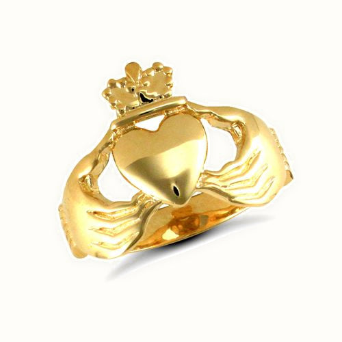 9ct Yellow Gold Claddagh Ring