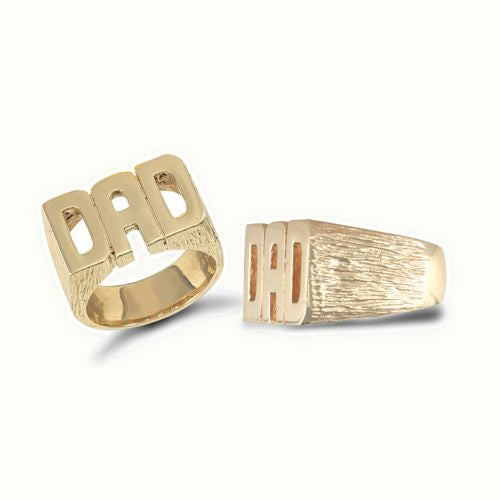 9ct Yellow 'Dad' Ring