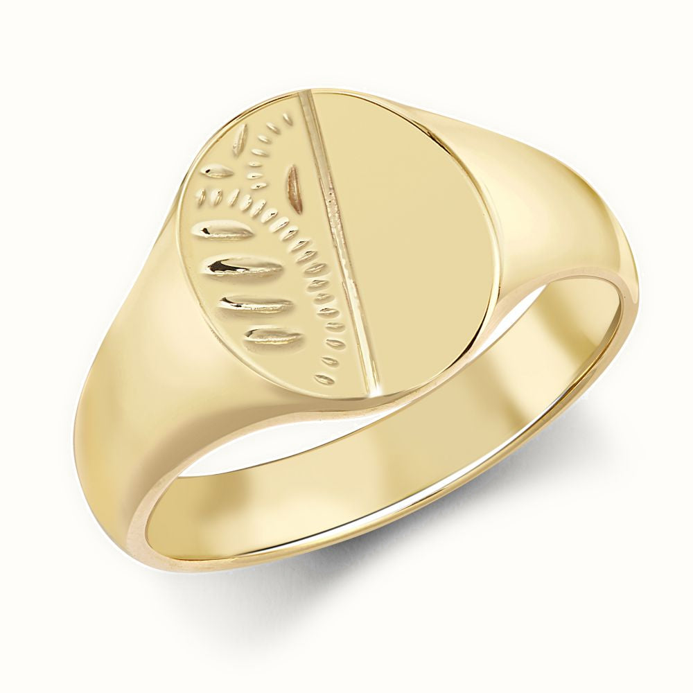 9ct Yellow Gold Signet Ring