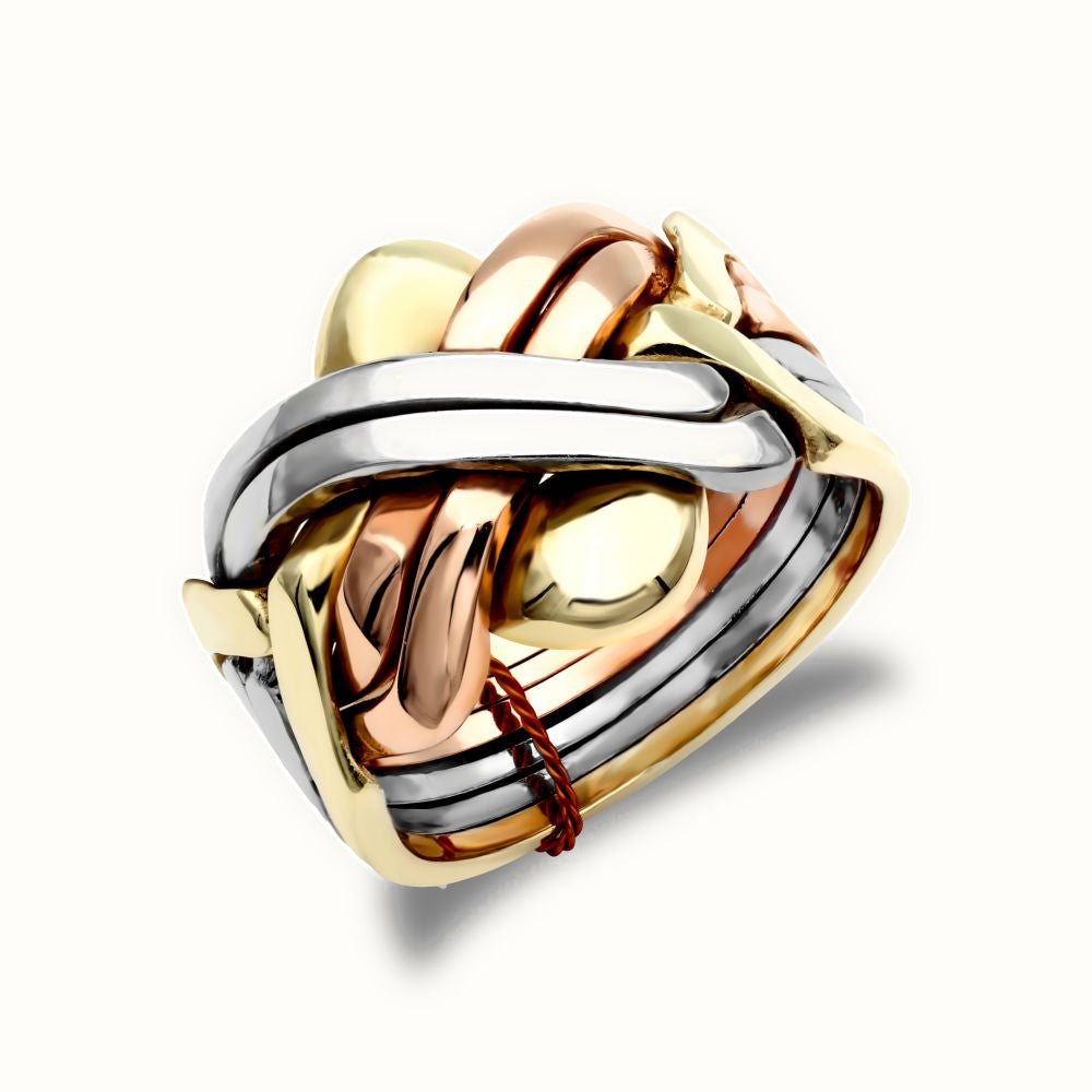 9ct Gold Piece Puzzle Ring