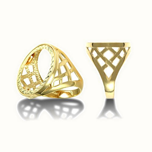 9ct Yellow Gold Sovereign Ring