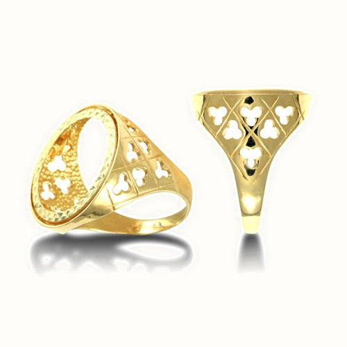 9ct Yellow Gold Sovereign Ring