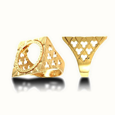 9ct Yellow Gold Sovereign Ring