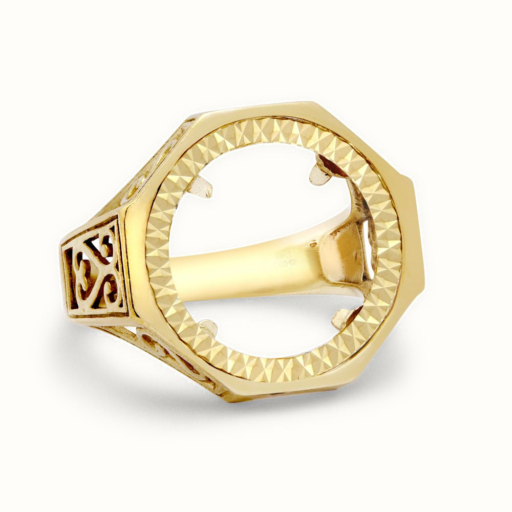9ct Yellow Gold Tenth Kruger Ring