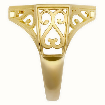 9ct Yellow Gold Tenth Kruger Ring