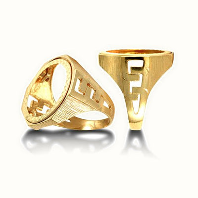 9ct Yellow Gold Sovereign Ring