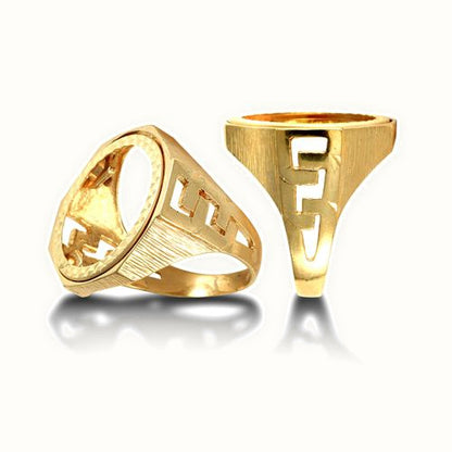 9ct Yellow Gold Sovereign Ring