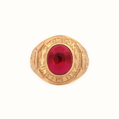 9ct Yellow Gold College Ring
