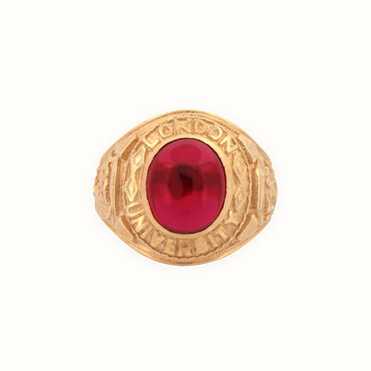 9ct Yellow Gold College Ring